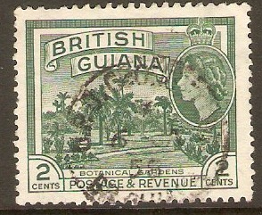 British Guiana 1954 2c Myrtle-green. SG332.